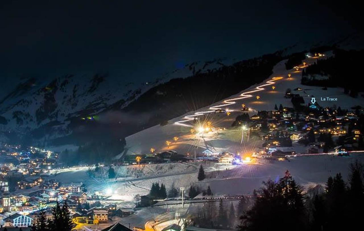 Chambre D'Hotes La Trace La Clusaz Exterior foto